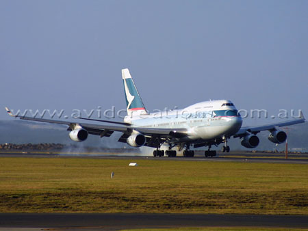 Smokey landing into Sydney