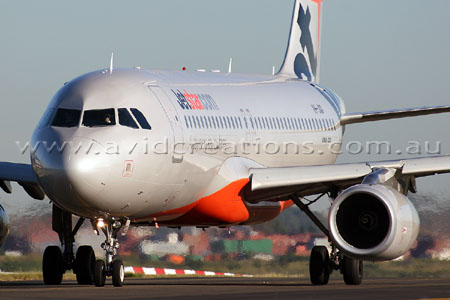 Jetstar departs