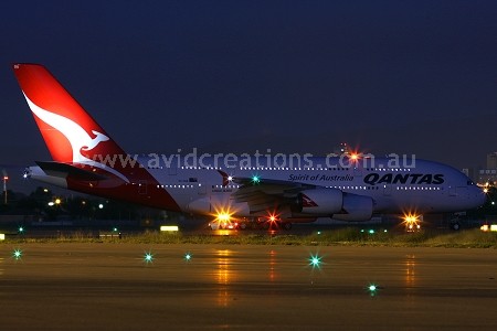 A380 by Night