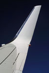 Blue sky winglet.
