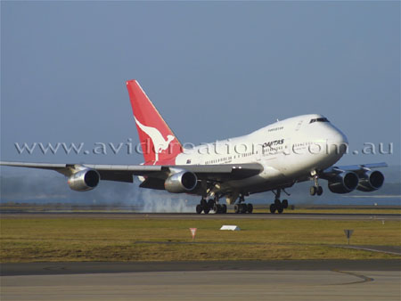 Arrival into Sydney.